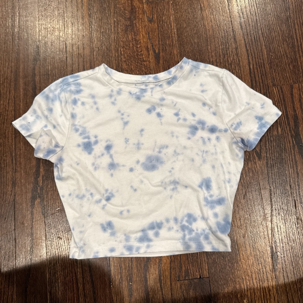 Blue Tie-Dye Women's Top